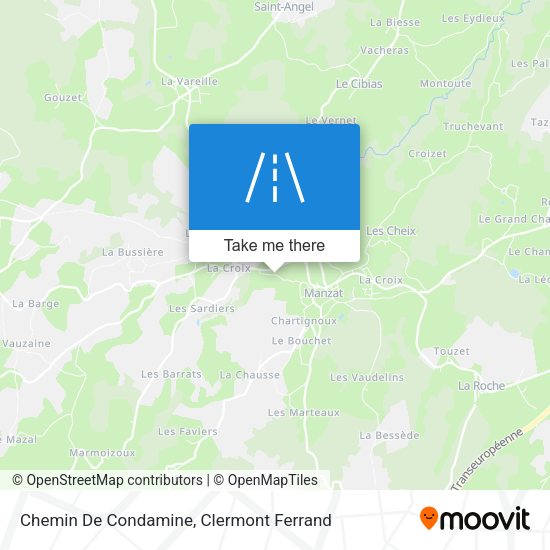 Chemin De Condamine map