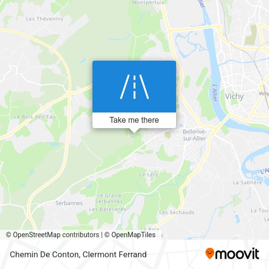 Chemin De Conton map