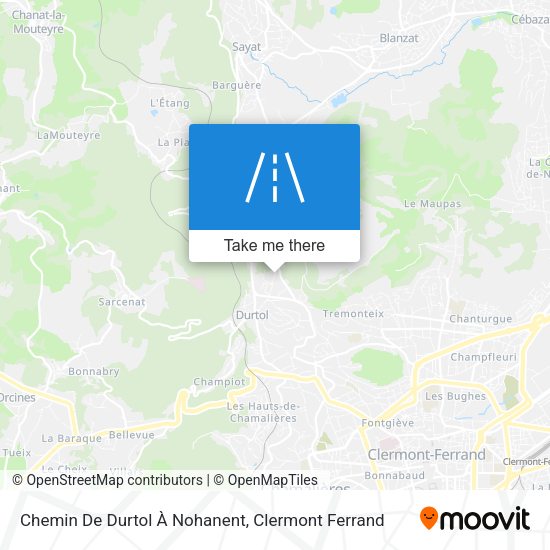 Chemin De Durtol À Nohanent map