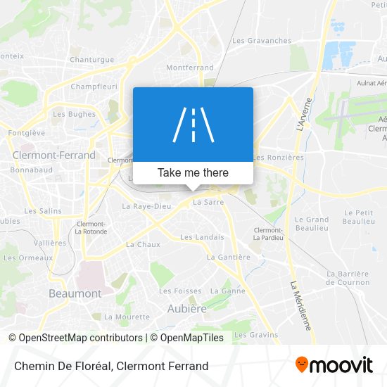 Chemin De Floréal map