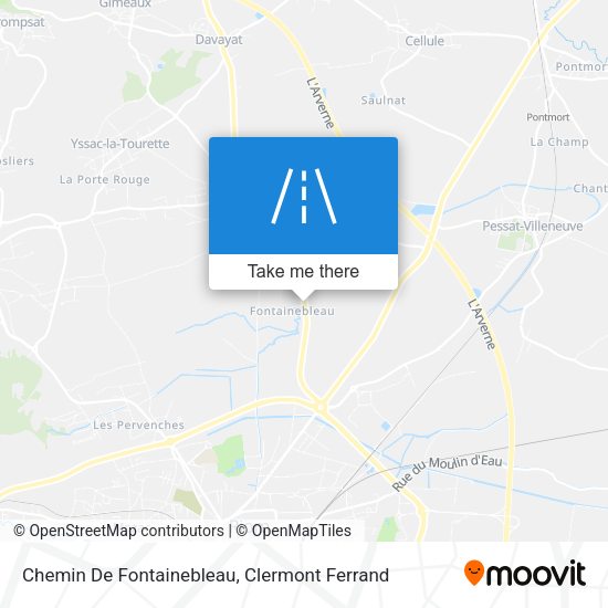 Chemin De Fontainebleau map