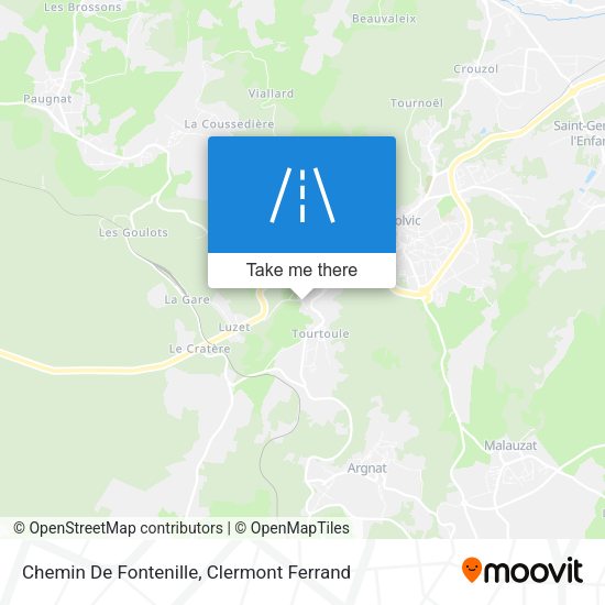 Chemin De Fontenille map