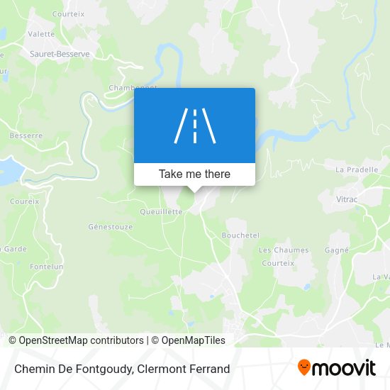 Chemin De Fontgoudy map