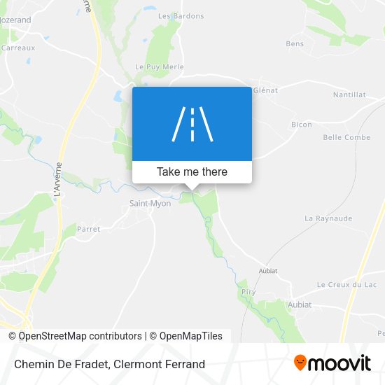 Chemin De Fradet map
