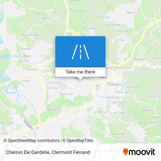 Chemin De Gardelle map