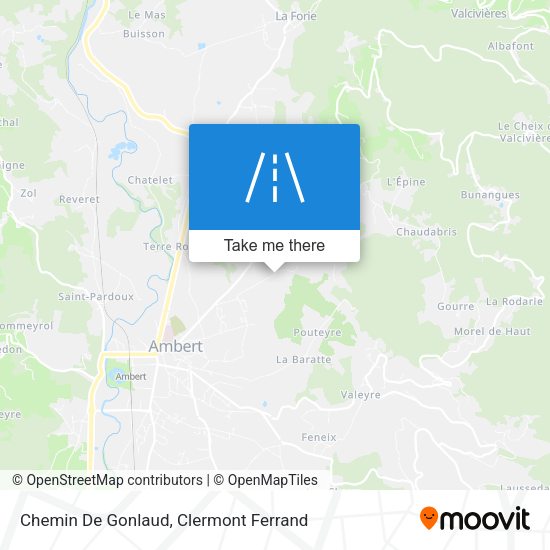 Chemin De Gonlaud map