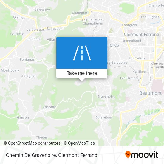 Chemin De Gravenoire map