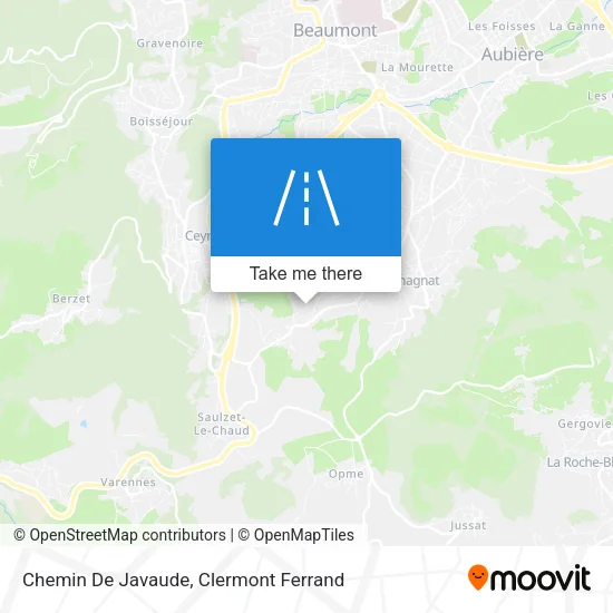 Chemin De Javaude map