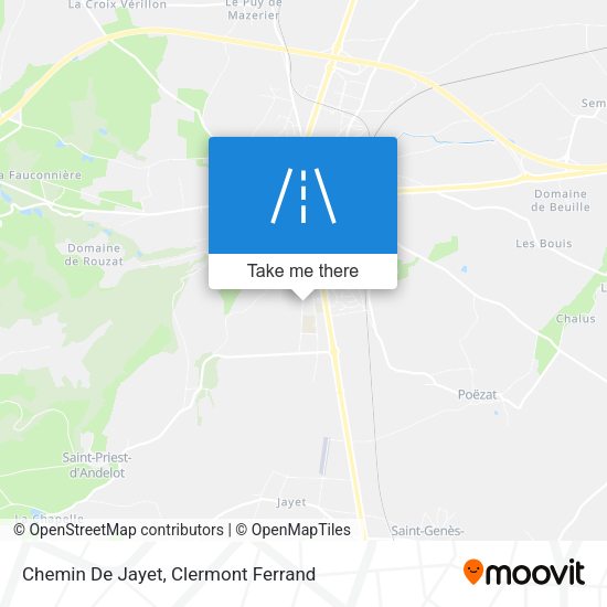 Chemin De Jayet map