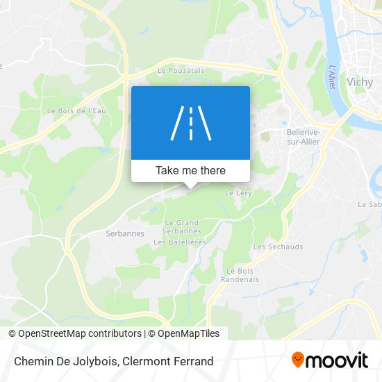 Chemin De Jolybois map
