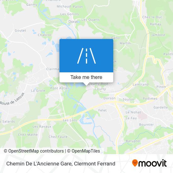 Chemin De L'Ancienne Gare map