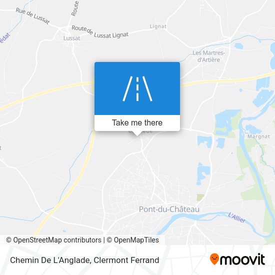 Chemin De L'Anglade map