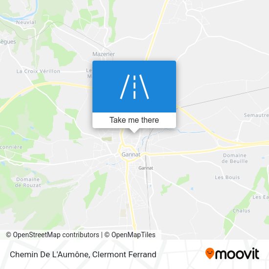 Chemin De L'Aumône map