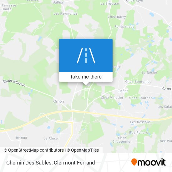 Chemin Des Sables map