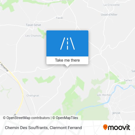 Chemin Des Souffrants map