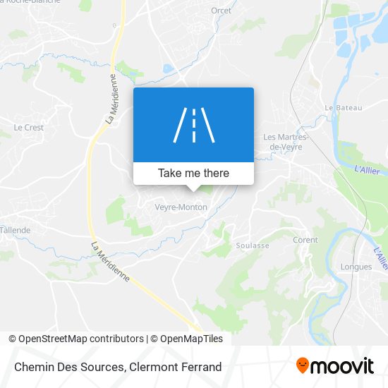 Mapa Chemin Des Sources