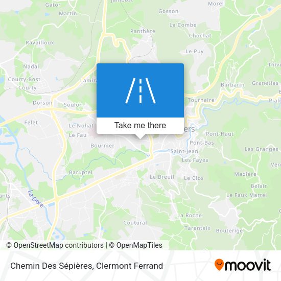 Chemin Des Sépières map