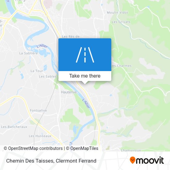 Chemin Des Taisses map