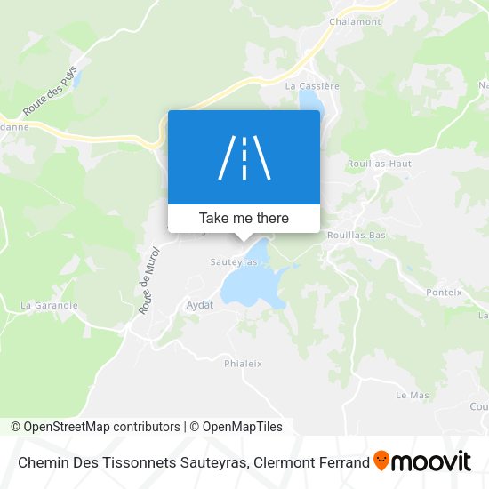 Chemin Des Tissonnets Sauteyras map