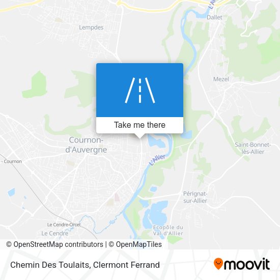 Chemin Des Toulaits map