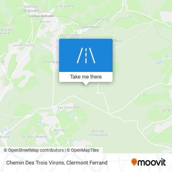 Chemin Des Trois Virons map