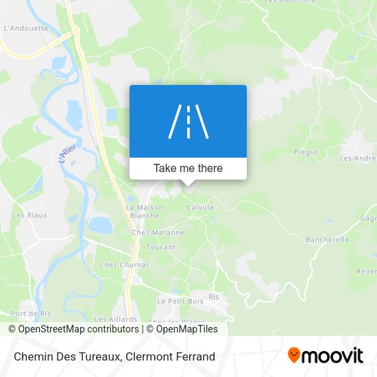 Chemin Des Tureaux map