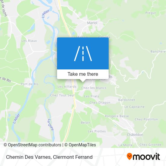 Chemin Des Varnes map