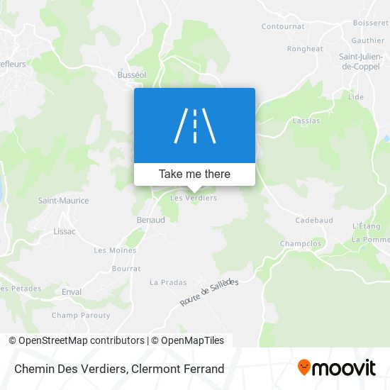 Chemin Des Verdiers map