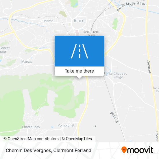 Chemin Des Vergnes map