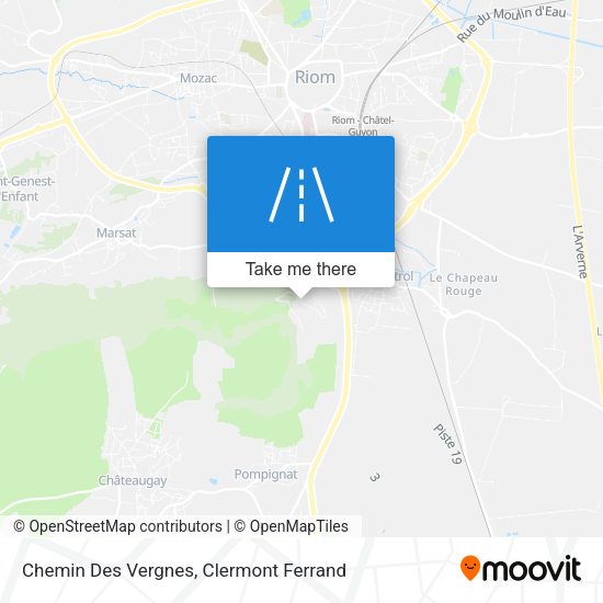 Chemin Des Vergnes map