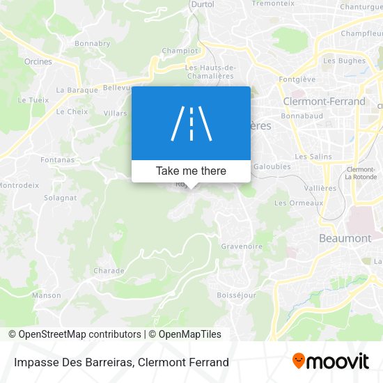 Impasse Des Barreiras map