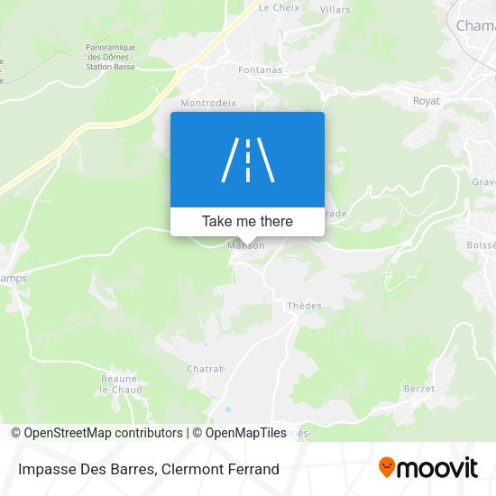 Impasse Des Barres map
