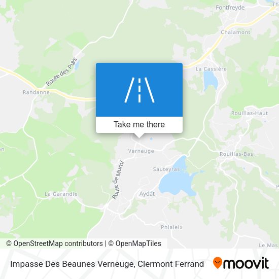 Impasse Des Beaunes Verneuge map