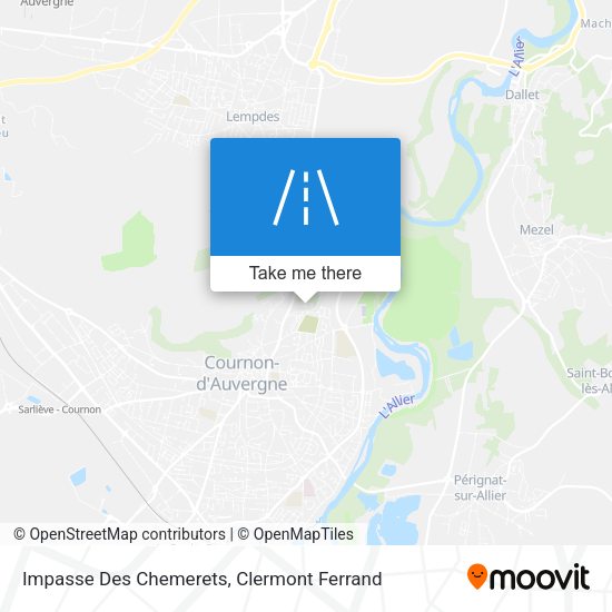 Impasse Des Chemerets map