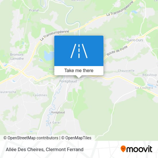 Allée Des Cheires map