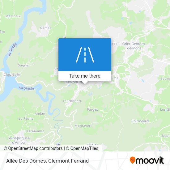 Allée Des Dômes map