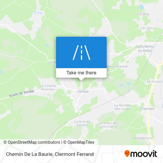 Chemin De La Baurie map