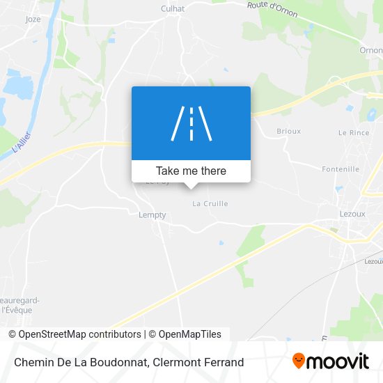 Chemin De La Boudonnat map