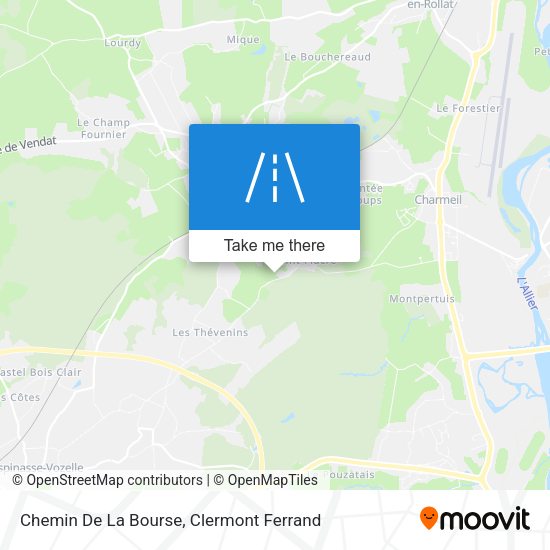 Chemin De La Bourse map