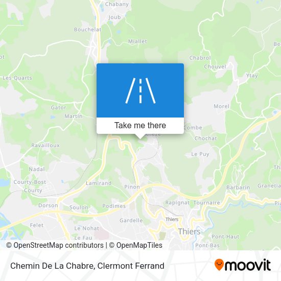 Chemin De La Chabre map