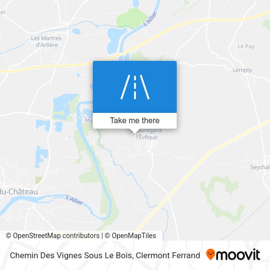 Chemin Des Vignes Sous Le Bois map
