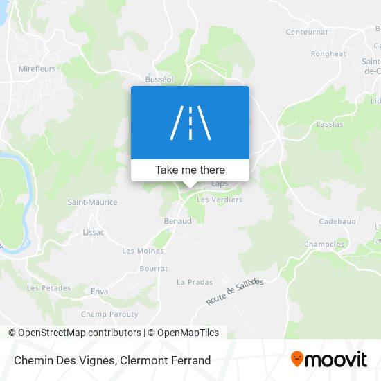 Chemin Des Vignes map