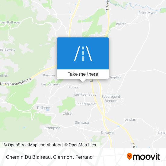 Chemin Du Blaireau map