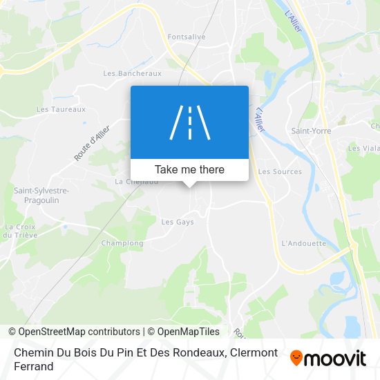 Chemin Du Bois Du Pin Et Des Rondeaux map