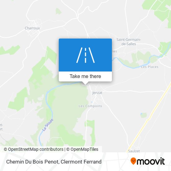 Chemin Du Bois Penot map