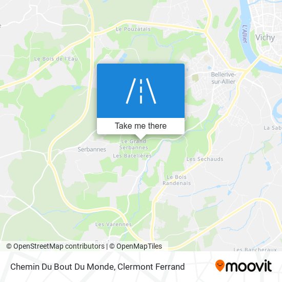 Chemin Du Bout Du Monde map