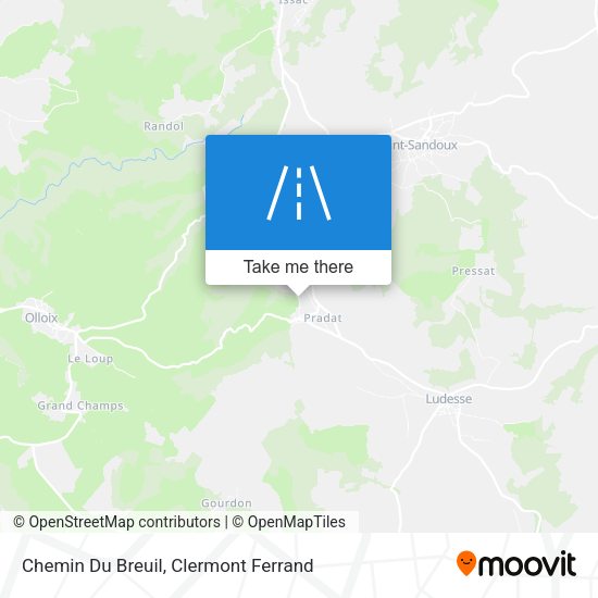 Chemin Du Breuil map