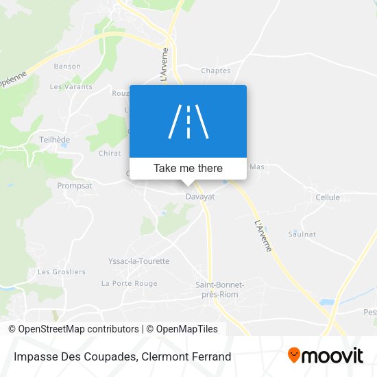 Impasse Des Coupades map