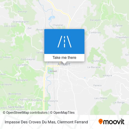 Impasse Des Croves Du Mas map