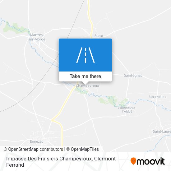 Impasse Des Fraisiers Champeyroux map